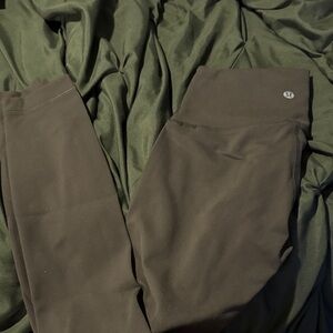lululemon athletica Olive Green Leggings